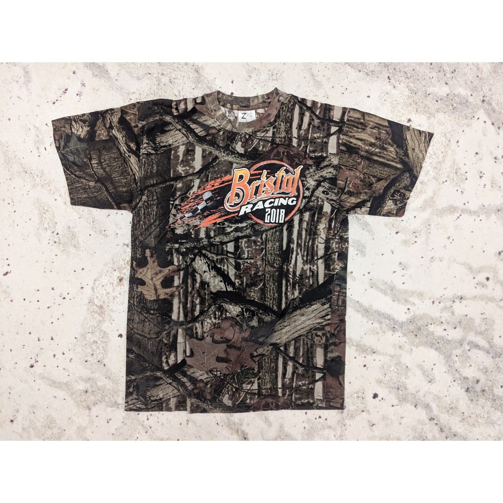 Bristol Racing 2018 Green/Brown Large Mens‎ Shirt Camo Fall Outdoors Rugged